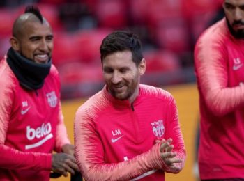 Messi Scores 4 Goals As Barcelona Thumps Eibar