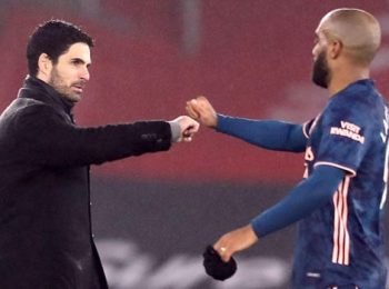 Arsenal boss Mikel Arteta unfazed regarding Alexandre Lacazette’s transfer rumours