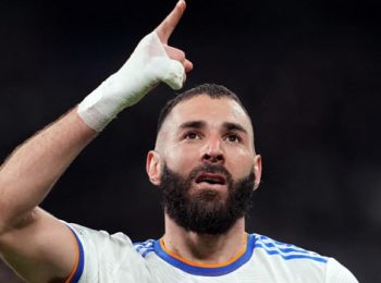 Karim Benzema shows hot form ahead of Chelsea clash